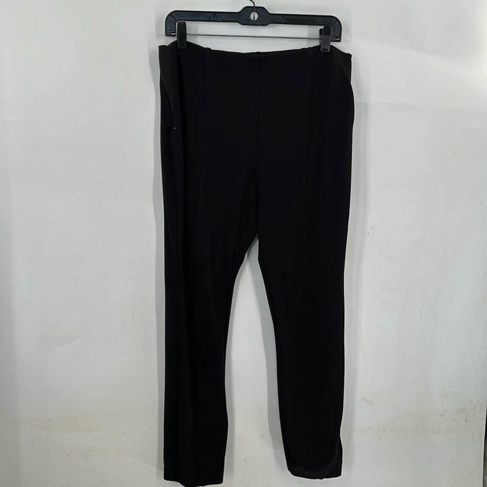 Jones New York Women's Black Dress Pants Elastic Waist Size XL